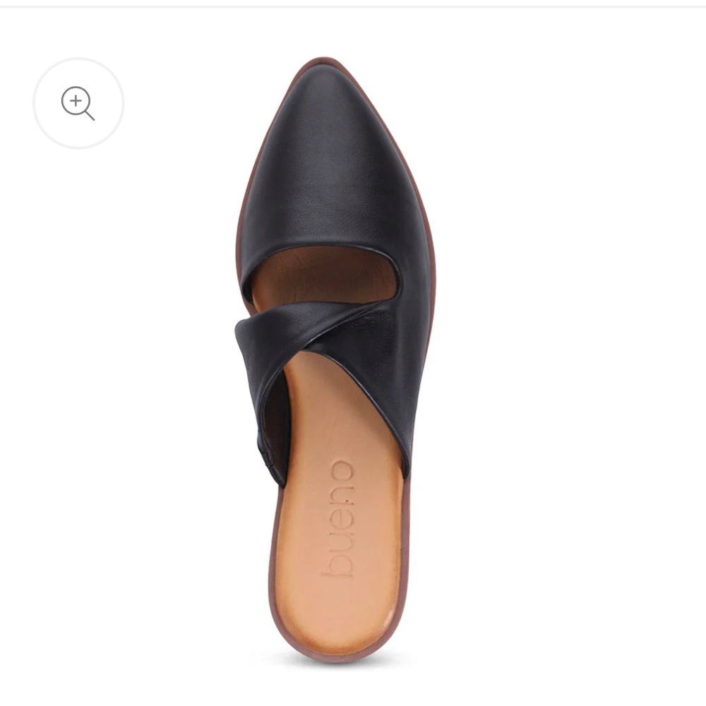BUENO Blakeley Mule Genuine Leather Slip On Flats